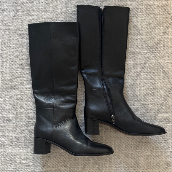 Madewell Black Heeled Boots - Picture 2 of 14